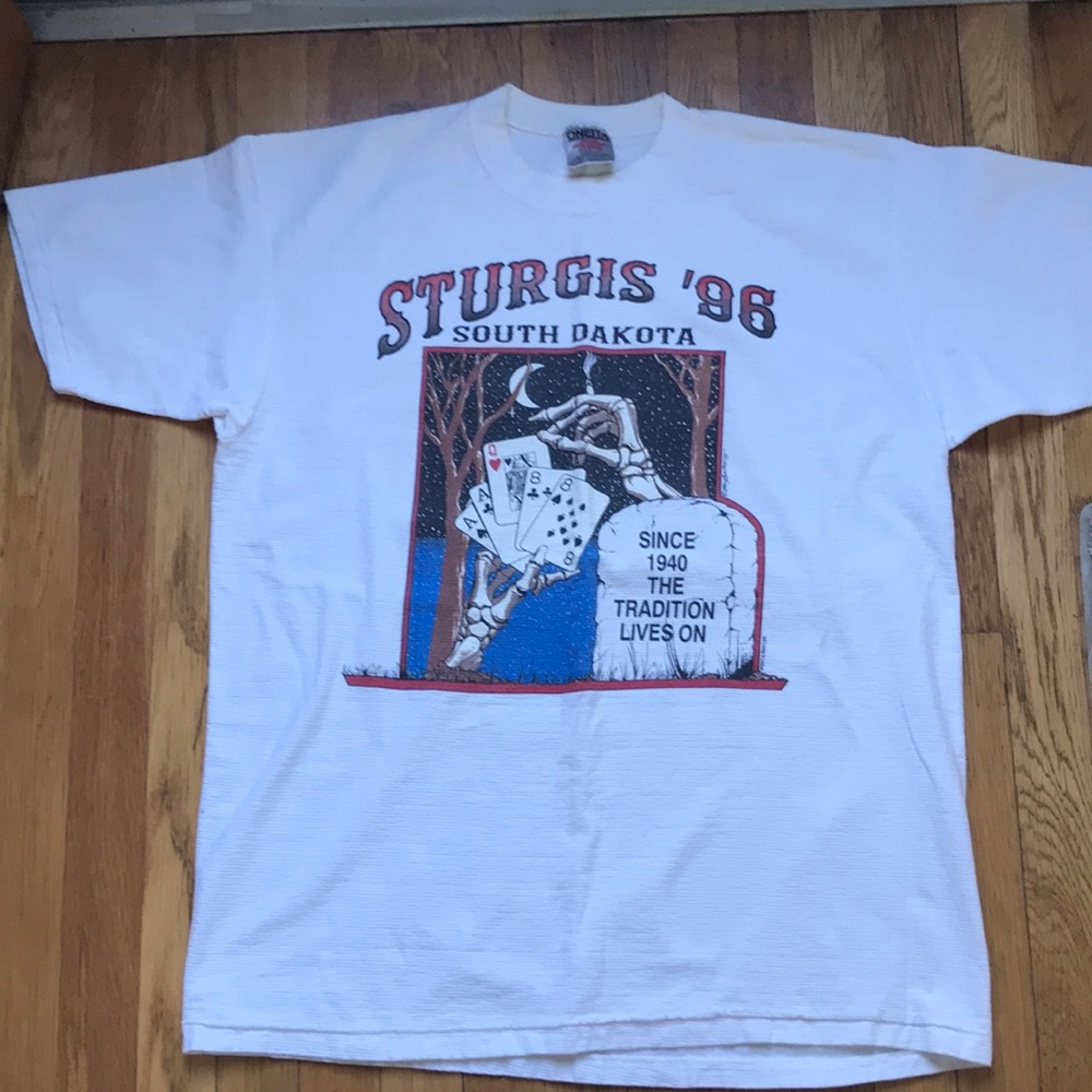 1996 Sturgis Rally Tee.  Made in USA!